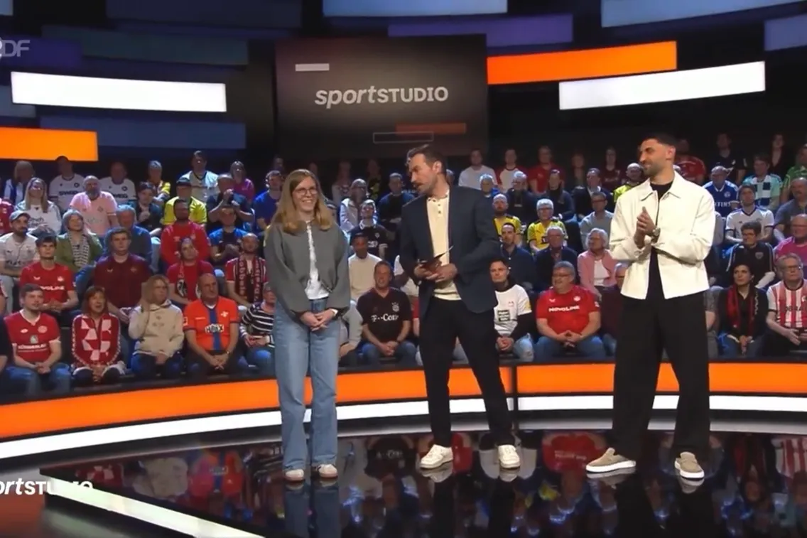 Foto zum Newsartikel Lina Lüders zu Gast im ZDF-Sportstudio!