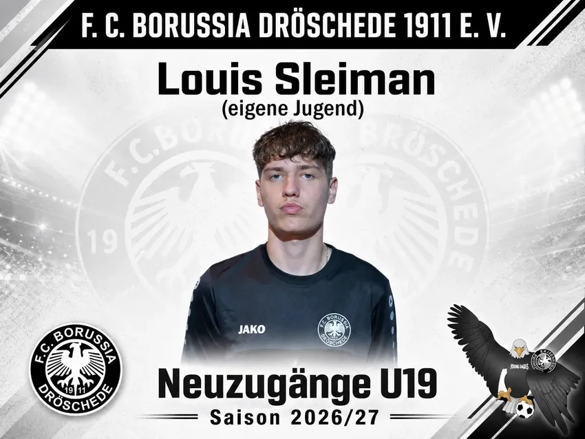Auch Louis Sleiman Bleibt! Vertragsverlängerung mit unserem Eigengewächs. Danke für ein weiteres Jahr bei uns in Dröschede.
„Ich freu mich, weiter bei meinem Heimatverein zu bleiben. Die Emst ist für mich wie ein Wohnzimmer – hier hab ich das Fußballspiele