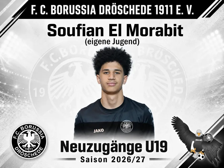 Soufian bleibt! Vertragsverlängerung! Schön dich weiterhin in unseren Reihen zu haben Soufian.
„Ich freue mich auf die kommende Saison und bin bereit, alles zu geben. Ich werde hart arbeiten und in jedem Spiel alles auf dem Platz liegen lassen. Mein Ziel i