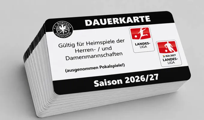 Dauerkarten ab sofort verfügbar!